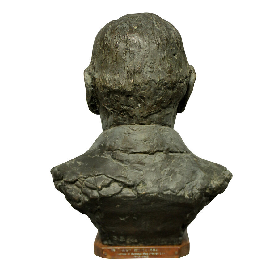 Antique A BRONZE BUST IN THE MANNER OF EPSTEIN
