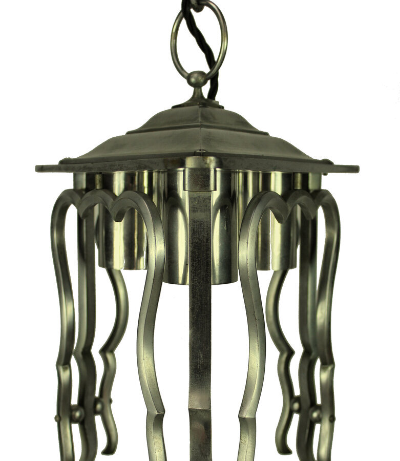 Antique A 30'S FRENCH STEEL LANTERN