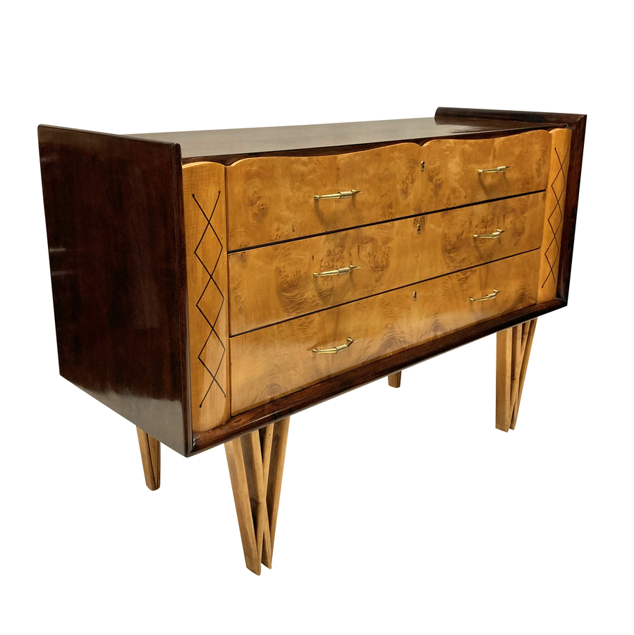 Antique A STYLISH FRENCH MID-CENTURY COMMODE
