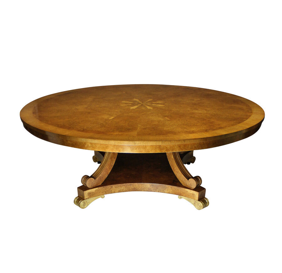Antique A LARGE BREAKFAST TABLE IN THE MANNER OF GEORGE BULLOCK