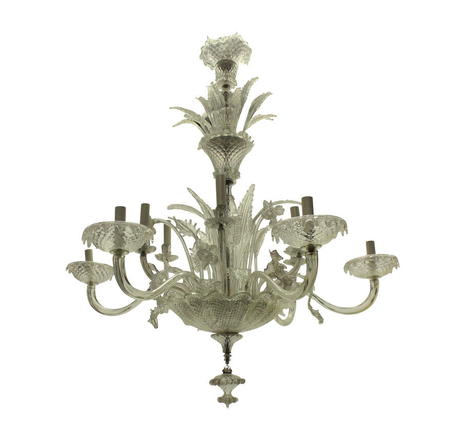 Antique A LARGE 1930'S MURANO CHANDELIER