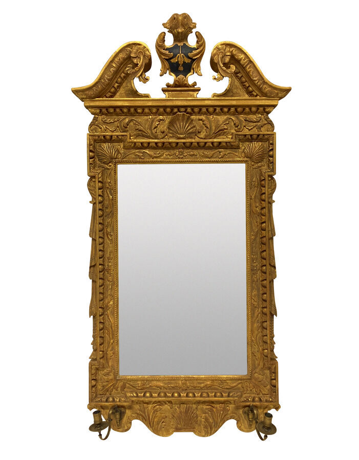 Antique A PAIR OF GEORGIAN STYLE MIRRORS