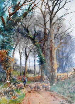 Henry Charles Fox watercolour