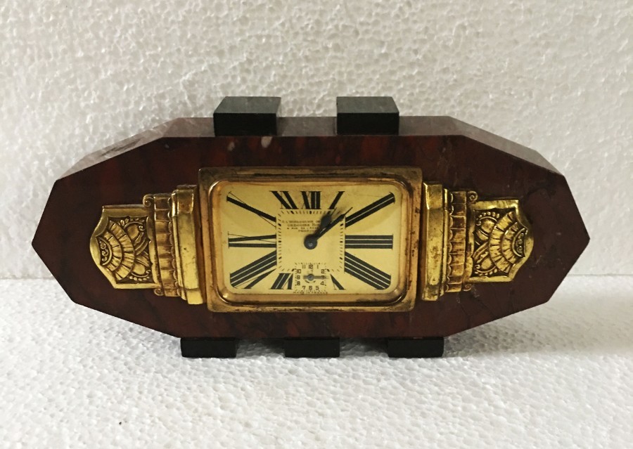 1920s French Art Deco mantle clock.