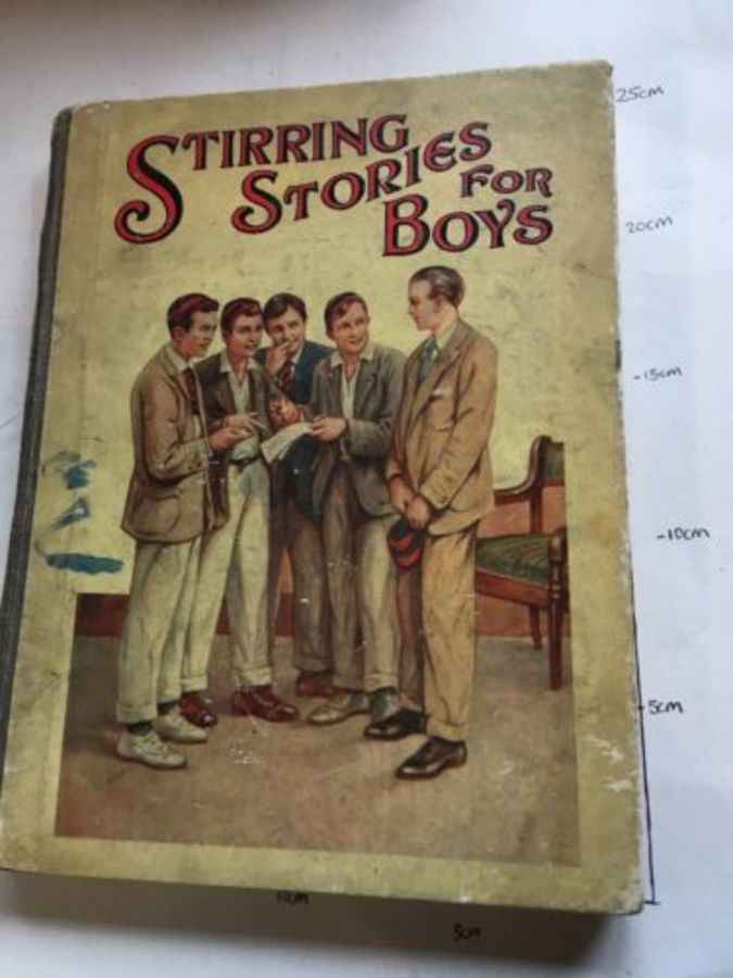 Vintage Book ‘Stirring Stories For Boys’  By Charles Herbert