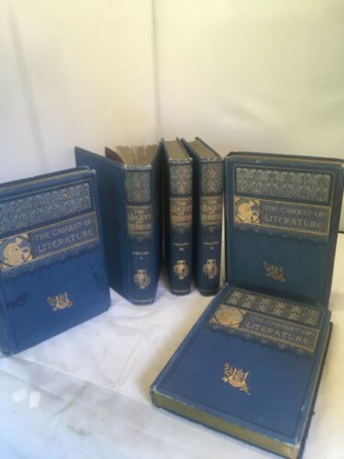 6 Vol Casquet Of Literature Charles Gibbon Blackie & Son Illustrations Cloth