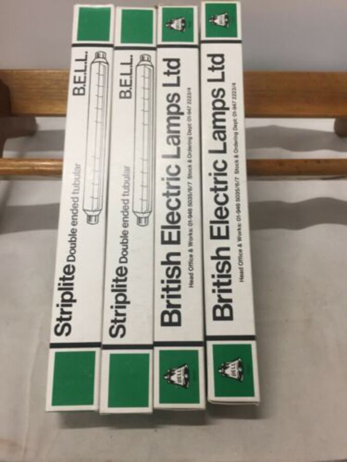 BELL STRIPLITE 60W 240V  DOUBLE END TUBULAR LIGHT X 4