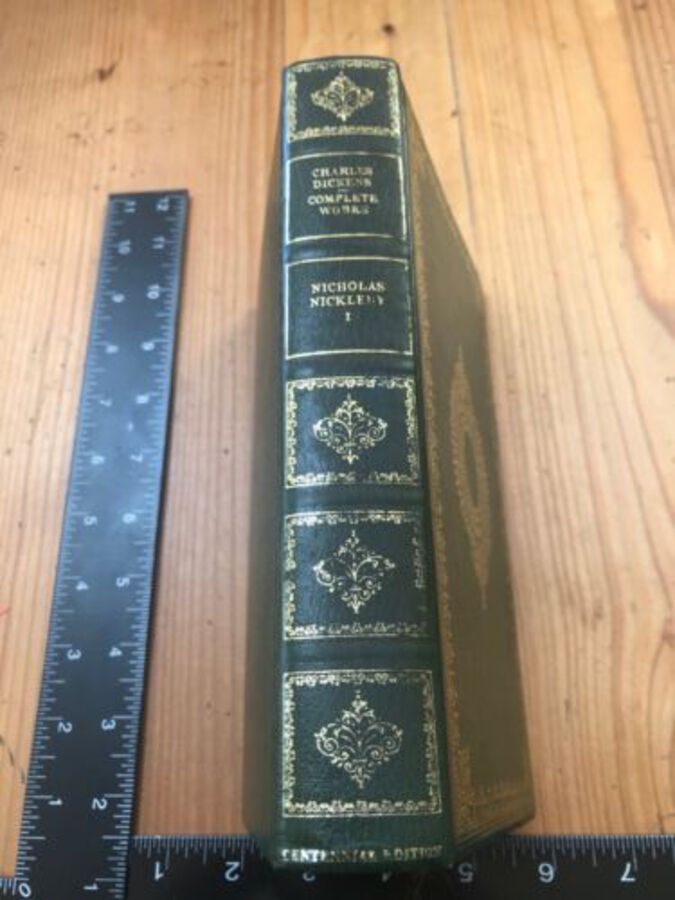 Beautiful Heron Book. Charles Dickens. Life & Adventures Nicolas Nickleby 1970’s