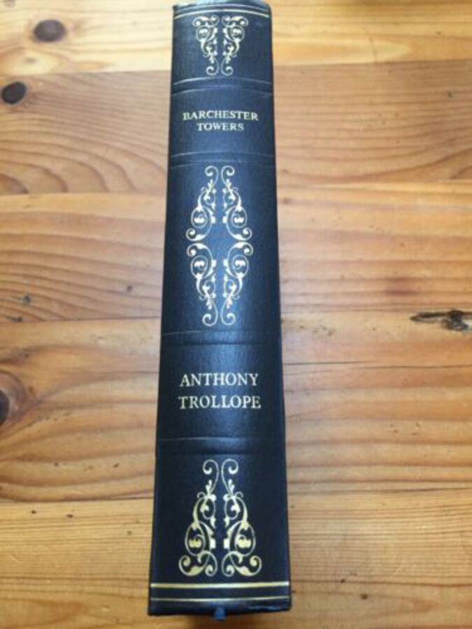 Beautiful 1970’s Heron Book Barchester Towers Anthony Trollope Goldleaf