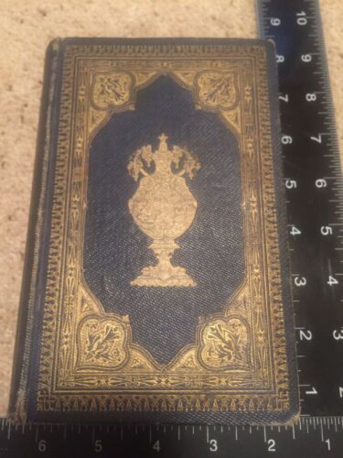 Beautiful Cloth Engraved Cowper’s Poetical Works 1859 T Nelson & Sons Rare Great