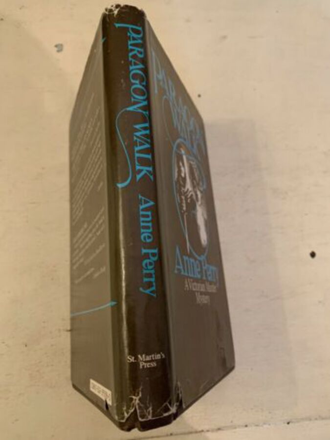 Paragon Walk Author Anne Perry A Victorian Murder Mystery 1981