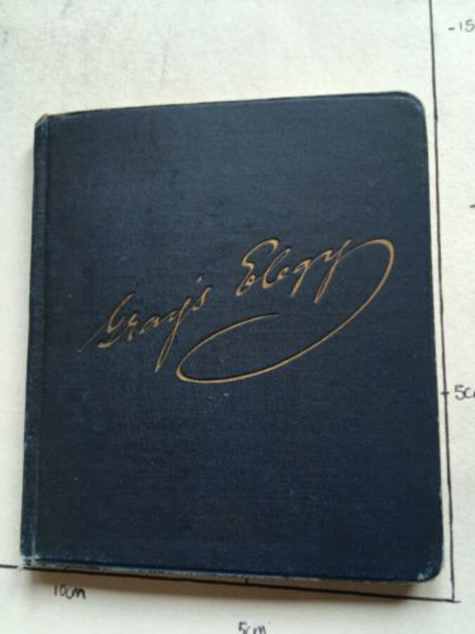 Vintage Book ‘An Elegy Written In A Country Churchyard By Thomas Gray