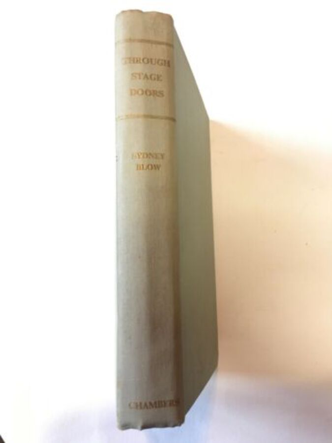 Through Stage Doors Sydney Blow J S Goodhall 1958
