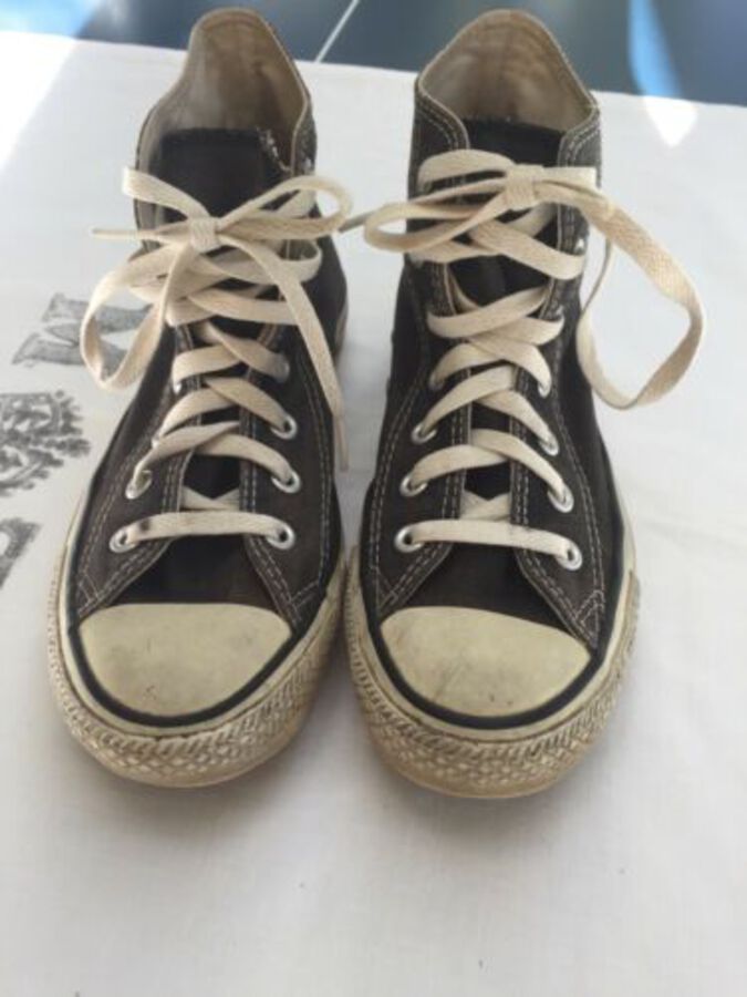 CONVERSE UK Size 5 Black All Star Shoes