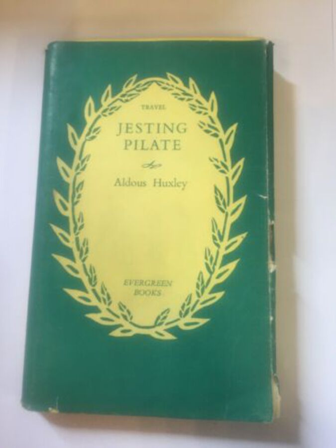 Antique Vintage Book Jesting Pilate Aldo is Huxley 1940 With Dust