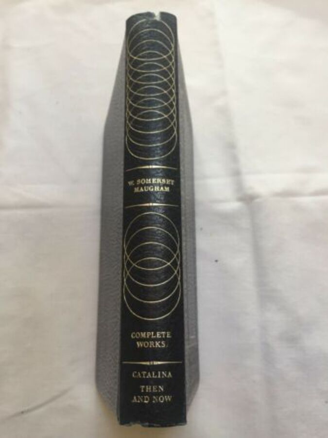 Beautiful 1970’s Heron Book Goldleaf Spine Catalina Then & Now W S Maughan