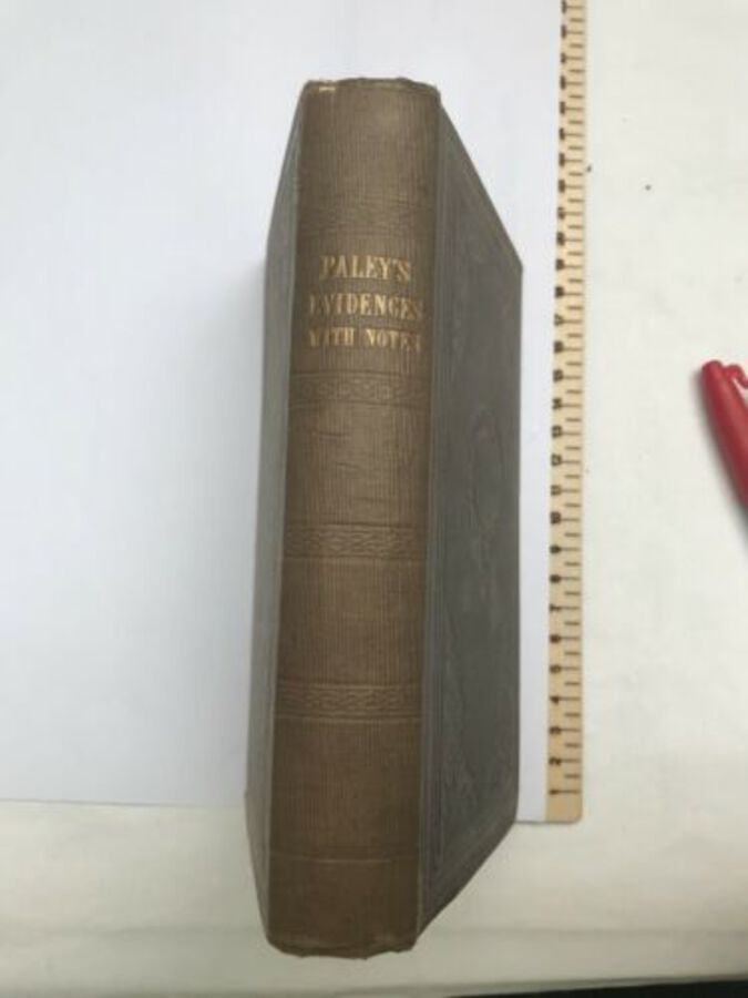 A View Of The Evidences Of Christianity By William Parley Vintage Hardback Book