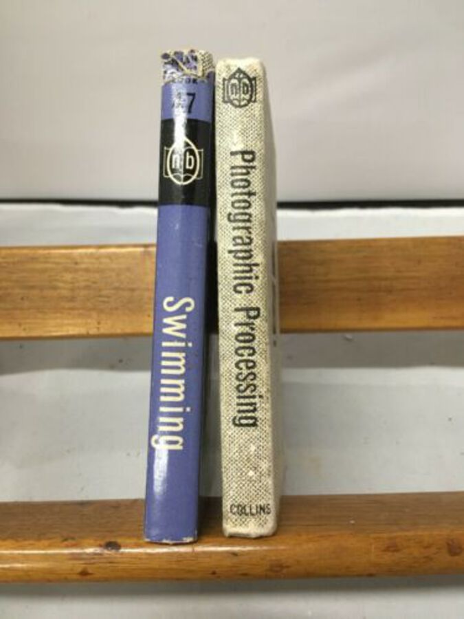 2 Collins Book Swimming & Photography 1960’s Collectible