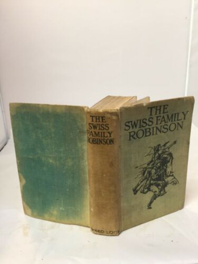 Vintage Book ‘The Swiss Family Robinson Cloth Collectable Ward Lock & Co