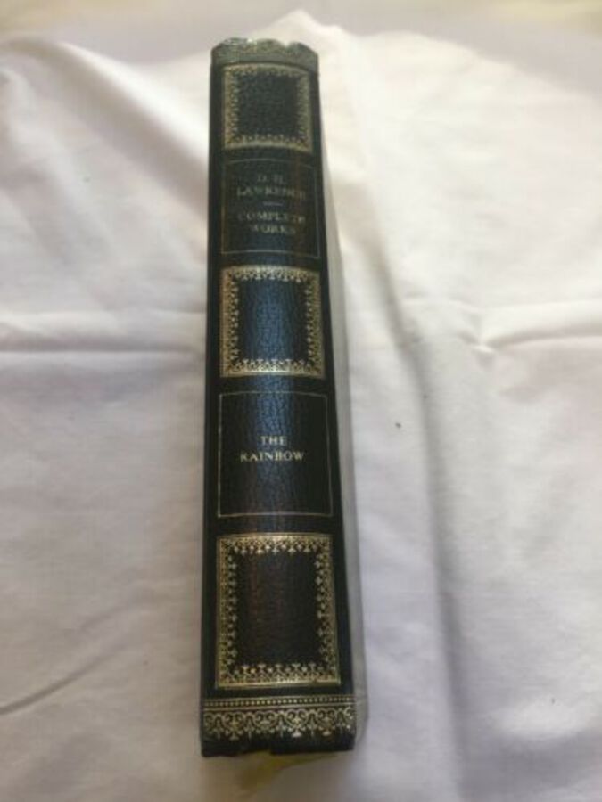 Beautiful 1970’s Heron Book Goldleaf Spine D H Lawrence The Rainbow Illustrates