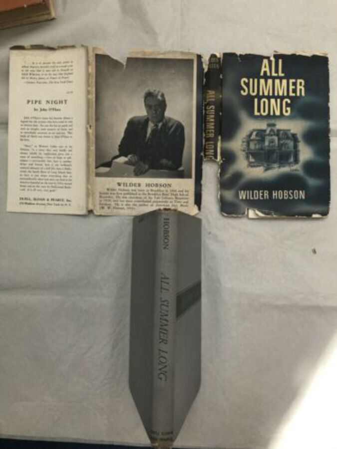 All Summer Long Wilder Hobson Vintage Hardback Book