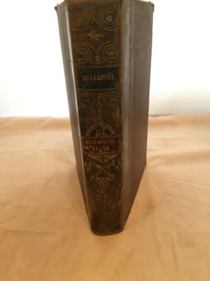 Vintage Book ‘The Works Of Shakspere’ By Barry Cornwall Vol III 1843