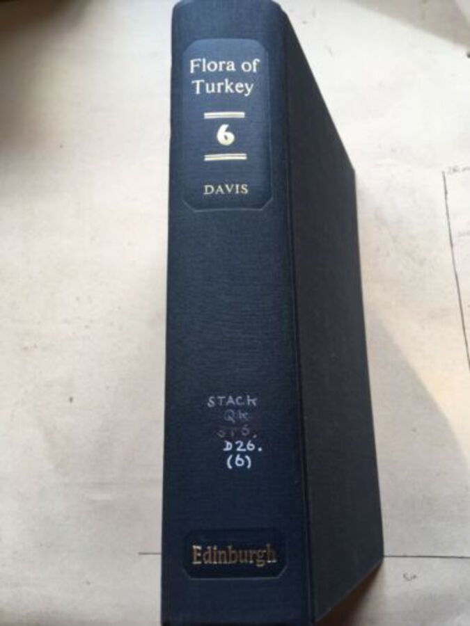 Vintage Book ‘Flora Of Turkey & The East Aegean Islands’ By P.H.Davis 1978 Vol 6