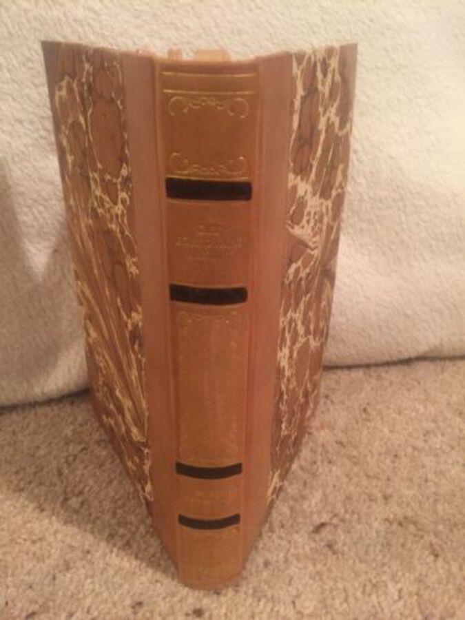 Halfbound Leather Swedish Book Det Forlovade Landet 1934