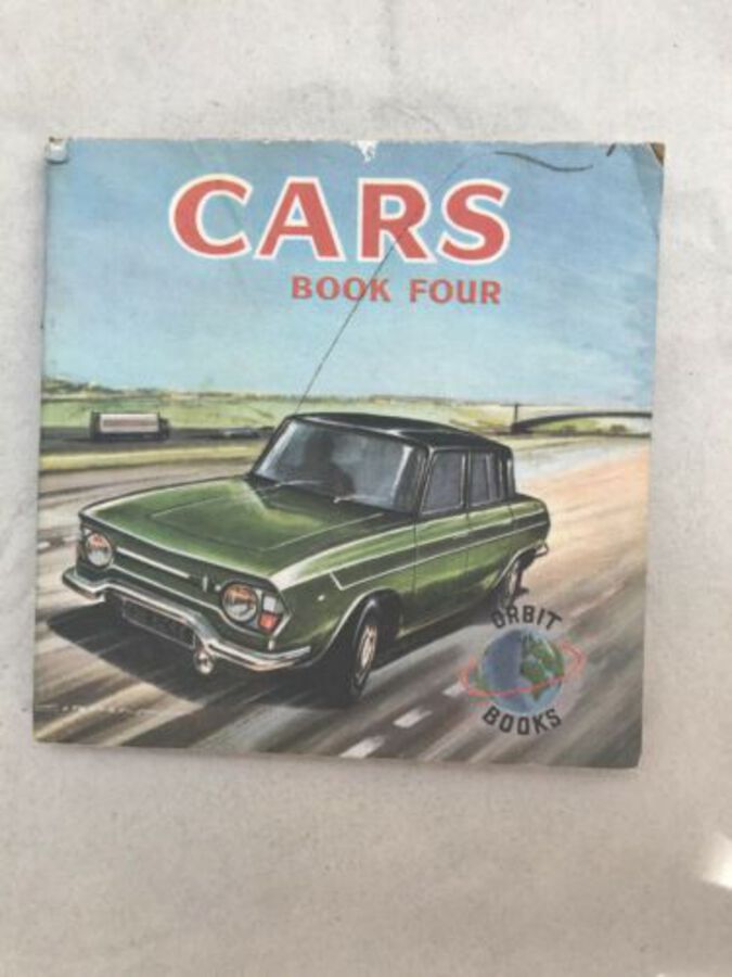 Cars Book Four By Orbit Books Vintage Hardback Miniature  Book