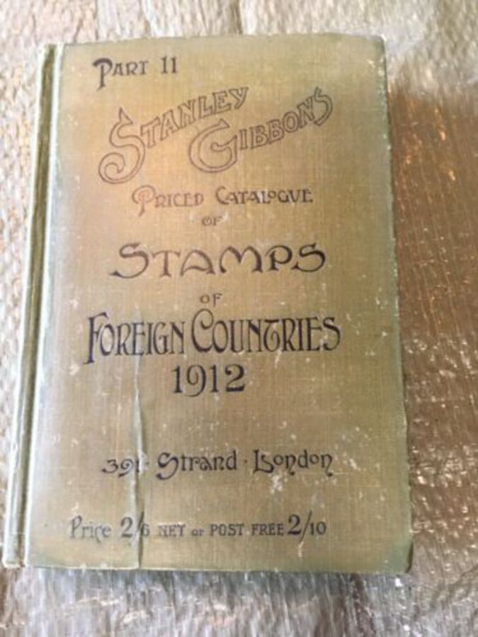 Beautiful Rebound Stanley Gibbons Stamps Foreign Countries 1912 22Ed E B Evans