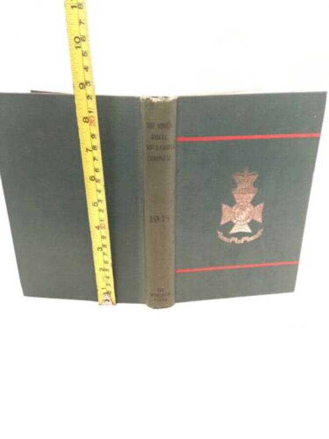 Vintage Book ‘The Kings Rifle Corps Chronicle’ 1935