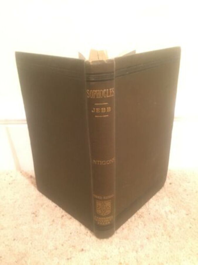 Sophocles Book Fragments Part 3 The Antigone 1900 Cambridge Rare 3rd Ed
