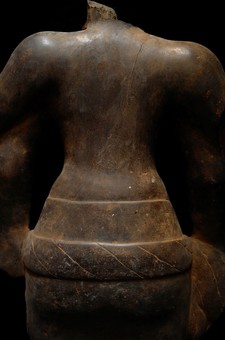 Antique Ancient southeast asia stone torso