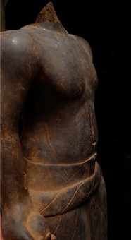 Antique Ancient southeast asia stone torso