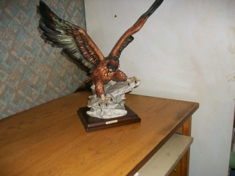 Antique Capodimonte Giuseppe Armani Eagle