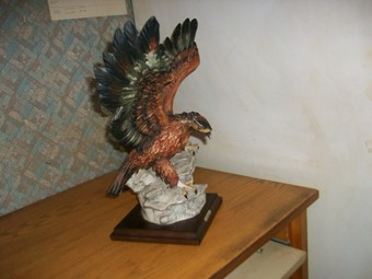 Antique Capodimonte Giuseppe Armani Eagle