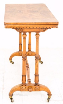 Antique William IV Walnut Stretcher table