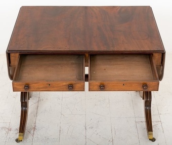 Antique Very Nice Mahogany regency Sofa Table