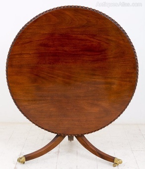 Antique Mahogany Circular Dining Table