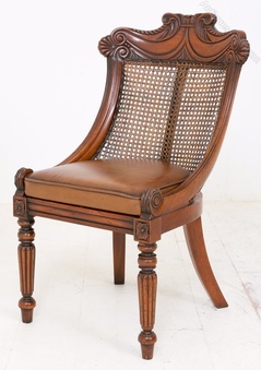 Antique Stunning Set of Regency Style Dining Chairs