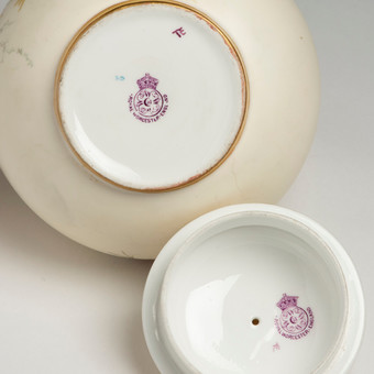 Antique 19th Century Royal Worcester Tea Pot