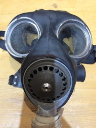 Antique Genuine WWII Gas Mask
