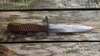 Antique WW1 German boot knife / dagger 