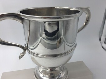 Antique Silver Military Trophy York and Lancaster Regiment Hallmarked 1924
