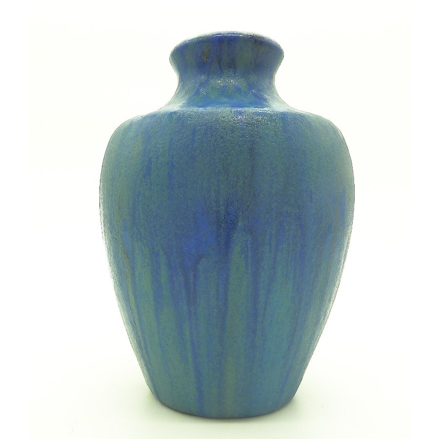 Pierrefonds French Art Deco Pottery a rare Crystalline glaze bottle Vase C. 1920's