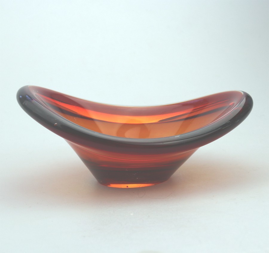 Italian Art Glass : Murano Candy Bowl /Dish C.1950-60's