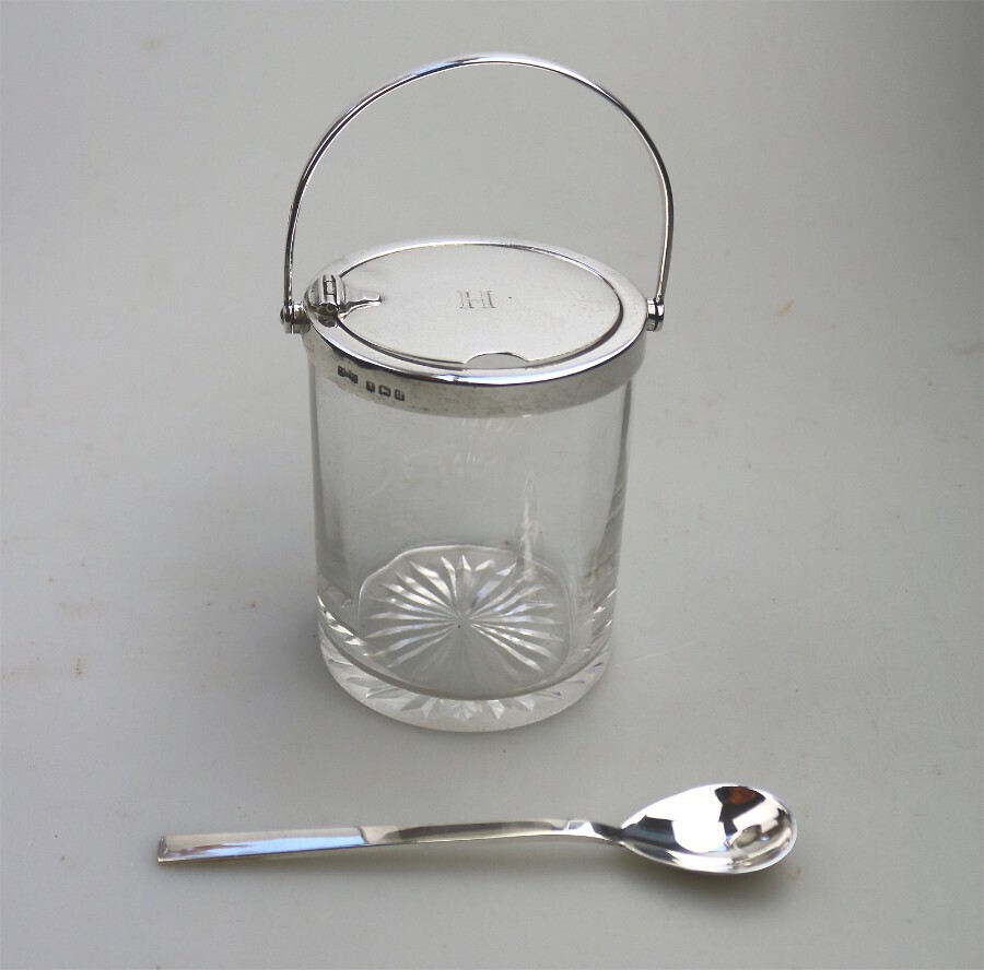 An extremely rare antique Asprey & Co solid silver novelty auto Honey Jar C.1919