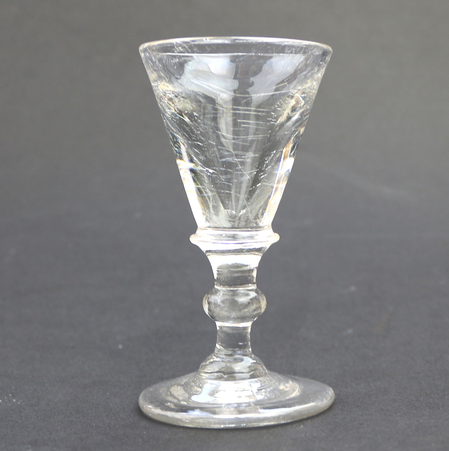 An antique Georgian deceptive Toastmasters Glass C.early 19thC