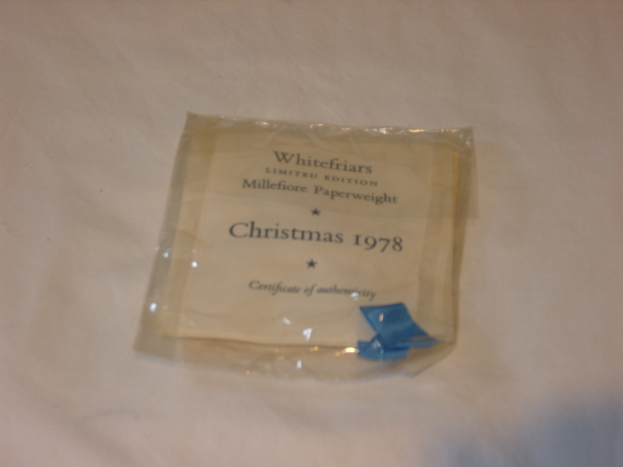 Antique Whitefriars 1978 The Journey to Bethlehem paperweight (337)