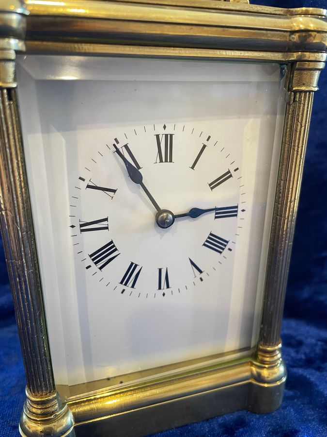 Antique CIRCA 1900, 8 DAY REPEATER CARRIAGE CLOCK IN G.W.O.